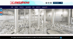 Desktop Screenshot of mnmetalnova.it