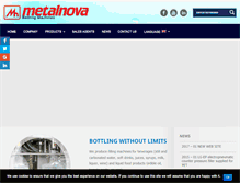 Tablet Screenshot of mnmetalnova.it